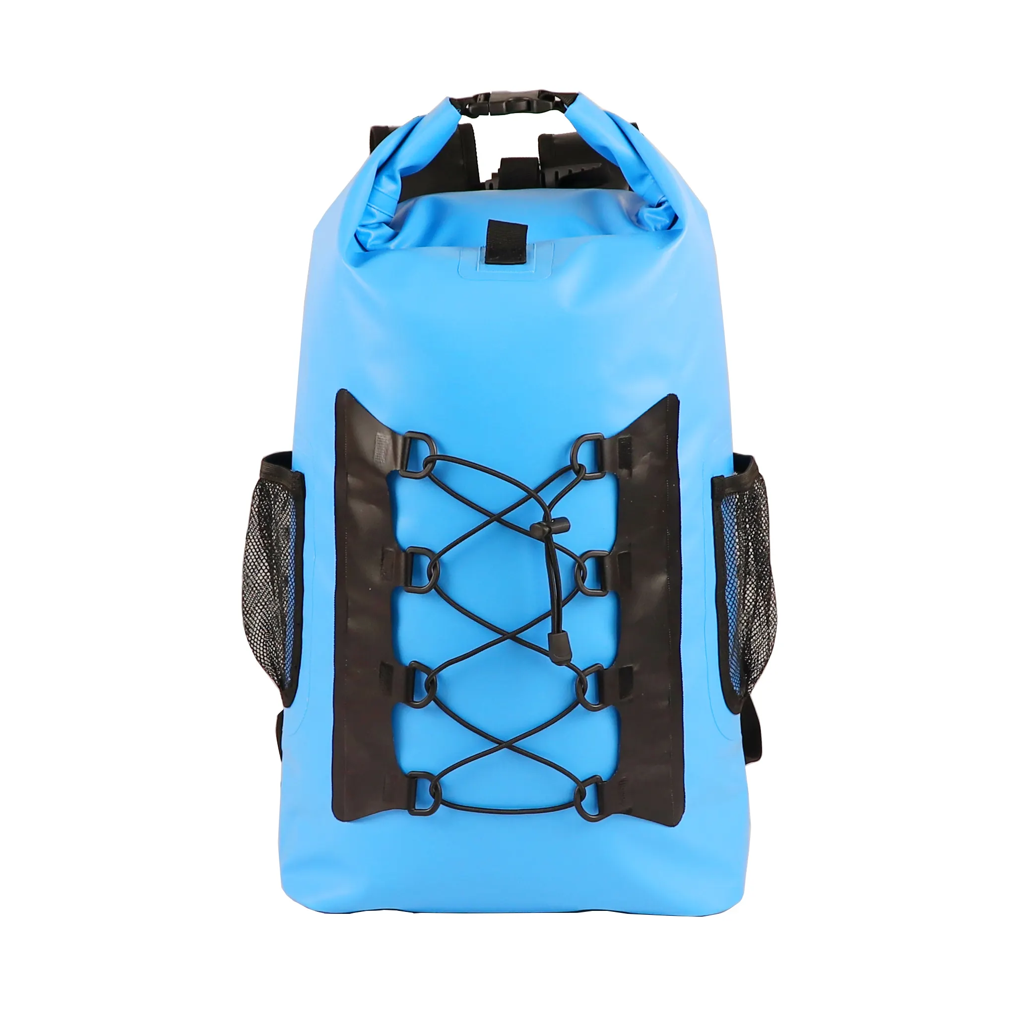 Custom Logo Discount Price Edm  Pvc Tarpaulin  Sport Travel Camping Hiking Dry Waterproof Backpack