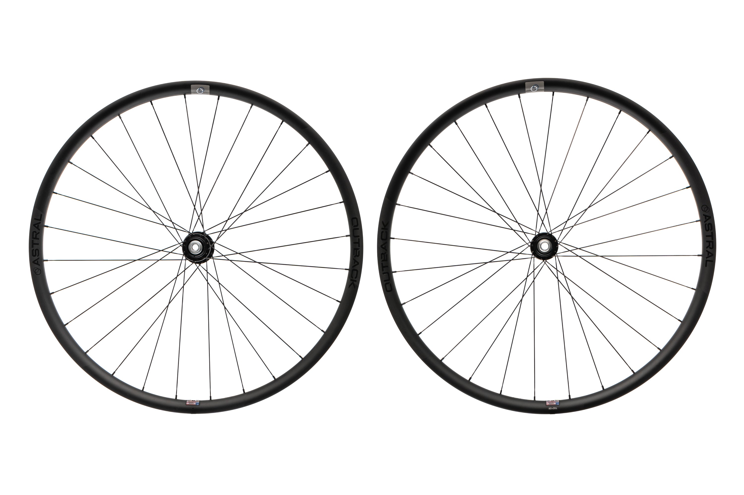 Astral Outback w/ White Industries Hubs Carbon Tubeless 700c Wheelset