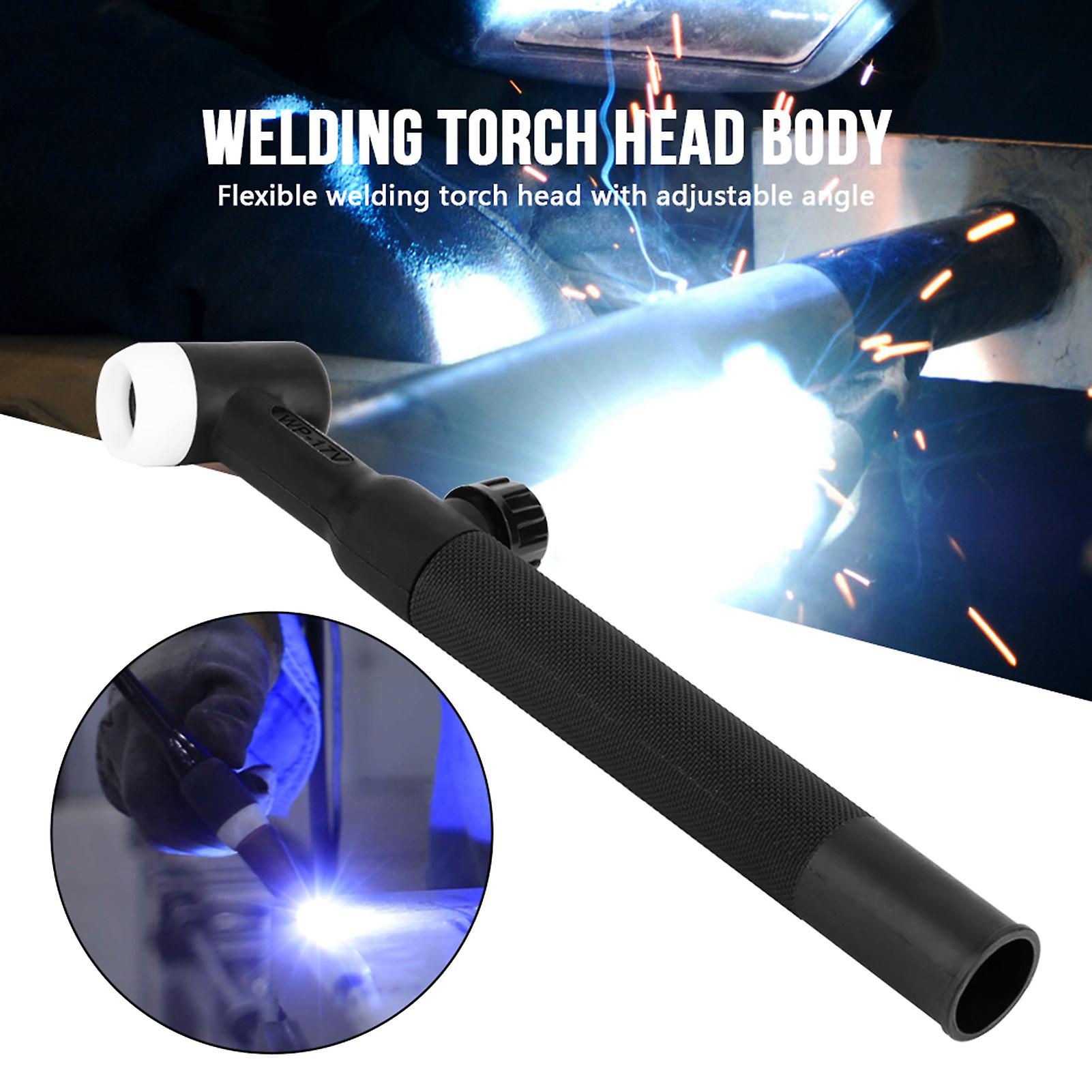 Wp-17v Tig Welding Torch Flexible Head Body With Valve Air Cooled Tig Welding Accessory