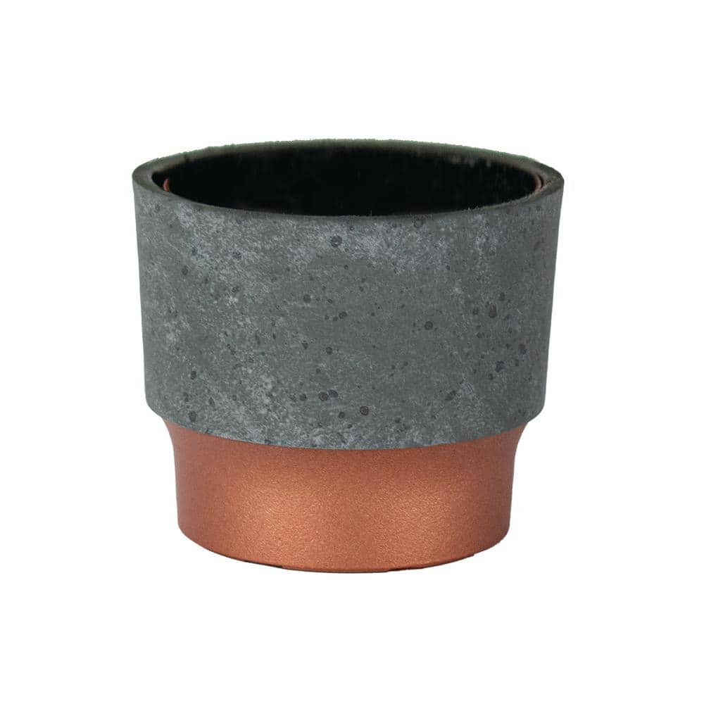 3 in. Faux Concrete Plastic Sprite Succulent Pot SSP03000K20