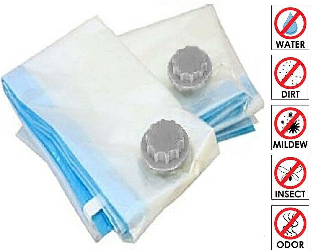 Storage Bag 8 PIECES: JUMBO Extra Large Space Saver Storage Vacuum Seal Organizer Packaging Bags 47