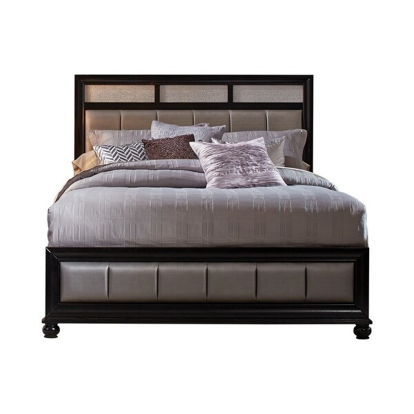 Halifax Transitional Black 4-piece Bedroom Set - - 33988003