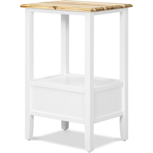 Harris End Table White Clickdecor