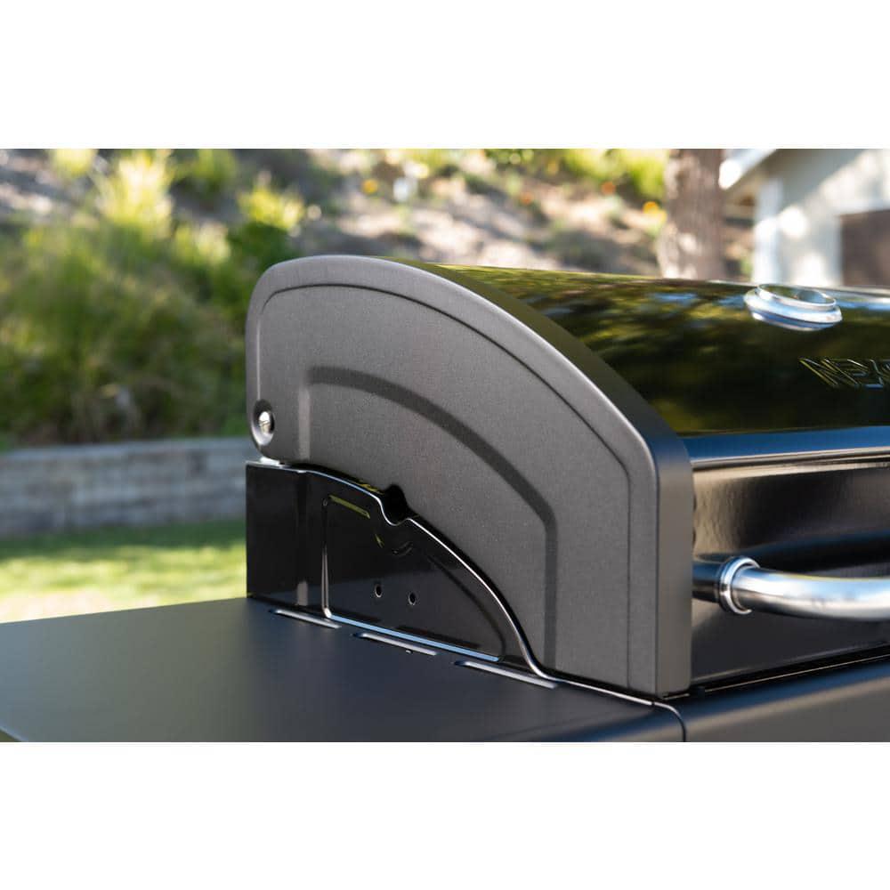 Nexgrill 3Burner Propane Gas Grill in Black with Side Burner