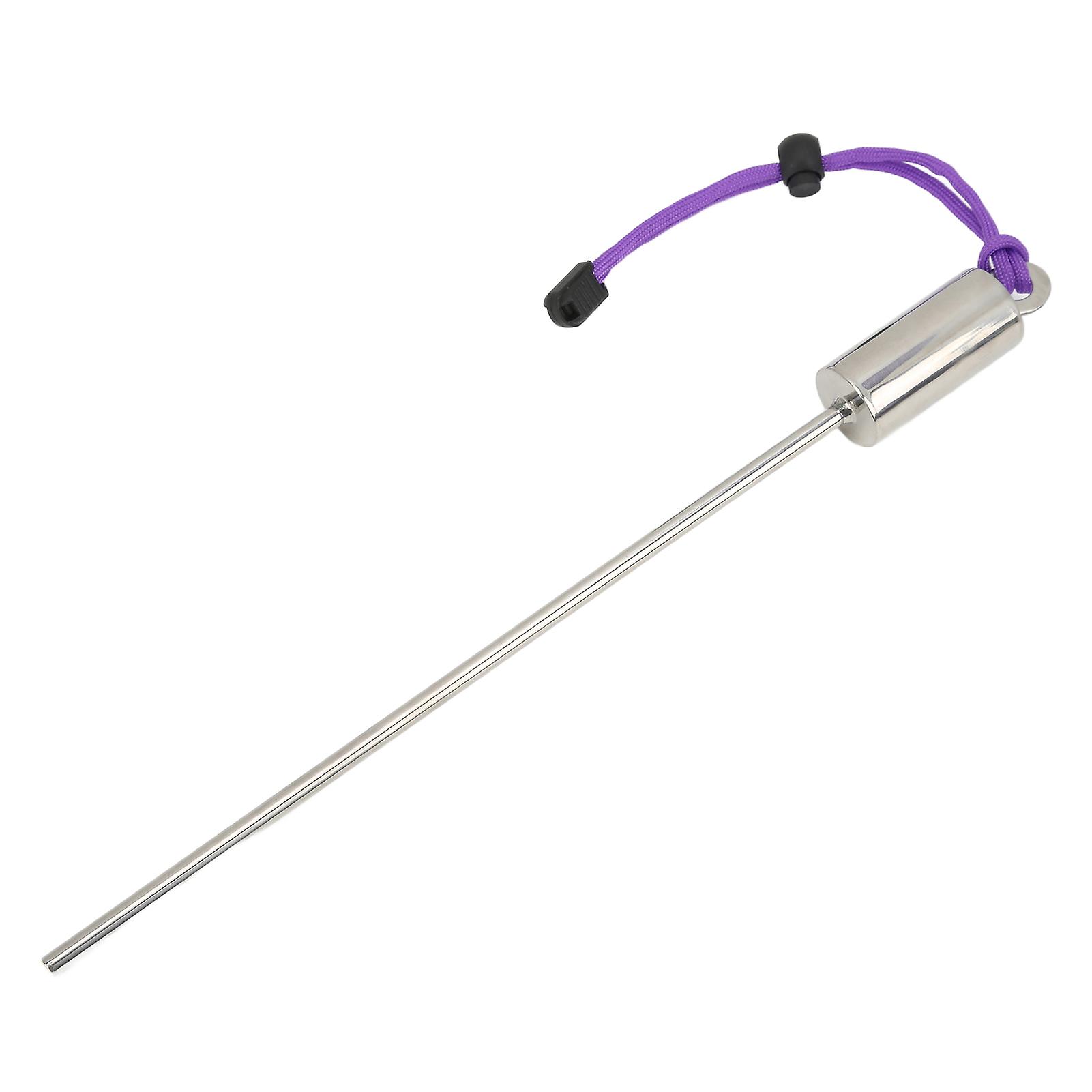 Tooke 30cm Diving Stick Pointer Rod With Scale Underwater Shaker Noise Maker With Lanyardpurple