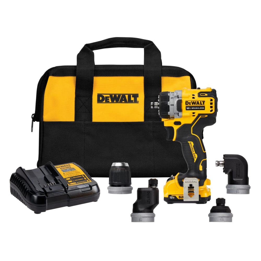 DEWALT XTREME 12V MAX 5 in 1 Drill/Driver Brushless Cordless Kit DCD703F1 from DEWALT