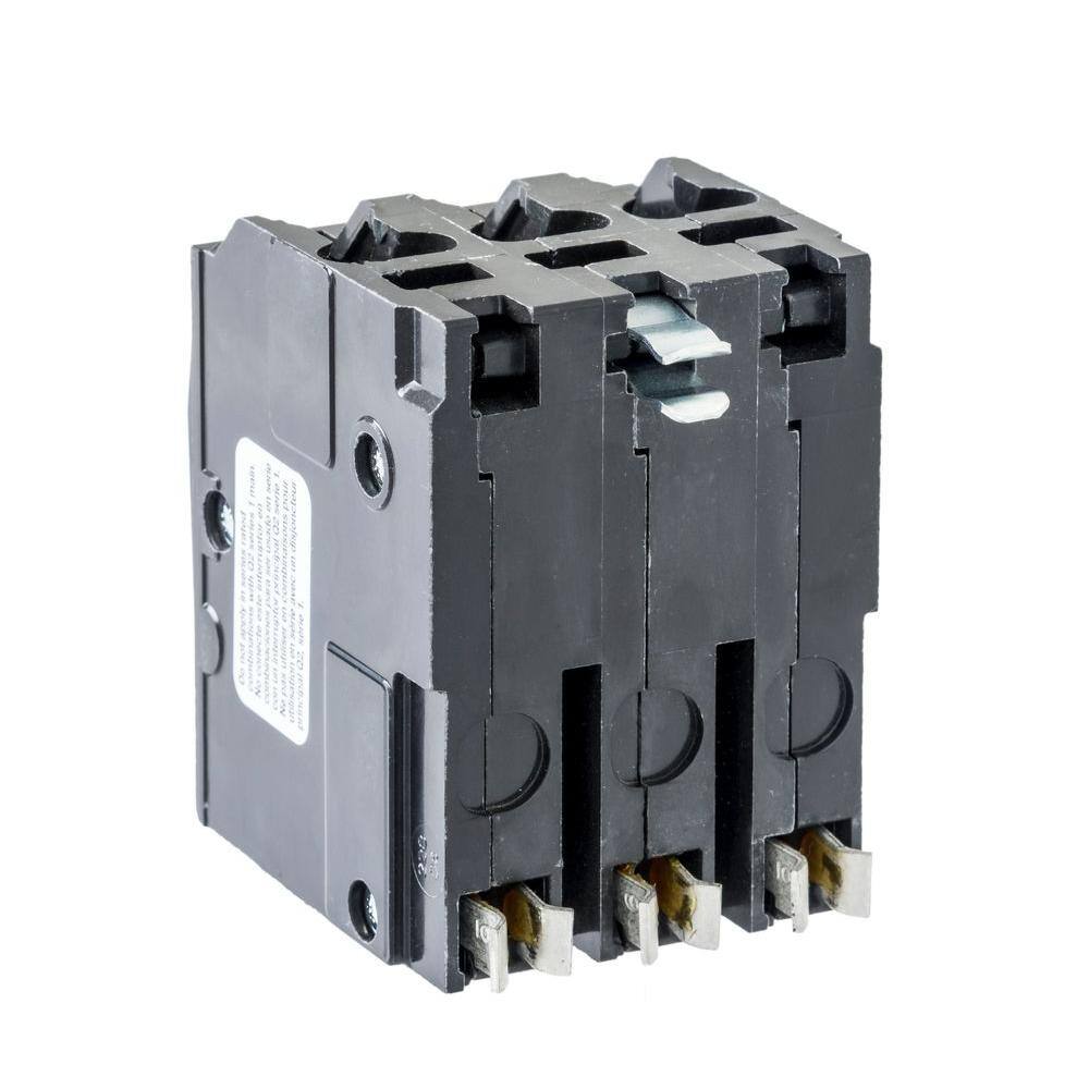 Square D QO 50 Amp 3-Pole Plug-In Circuit Breaker QO350CP