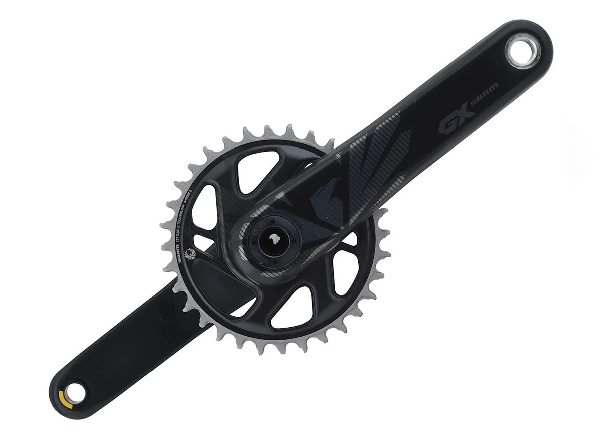 SRAM GX Eagle Carbon DUB 12 Spd Boost Crankset - Lunar - 2021