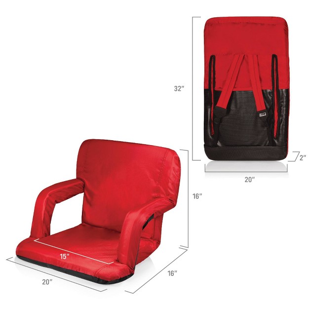 Picnic Time Ventura Stadium Seats Red