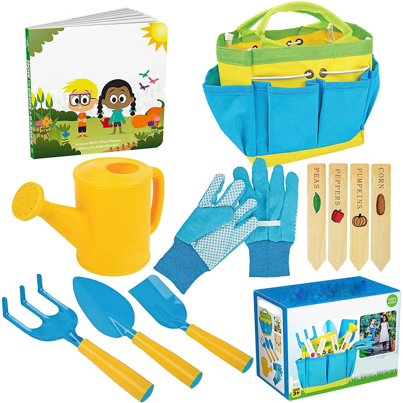 Children's Garden Tool Set Sea Driving Beach Rake Garden Supplies Watering Pot New Model