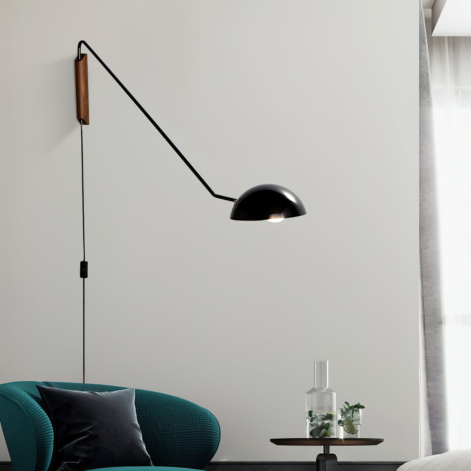 Swing Dome Wall Light