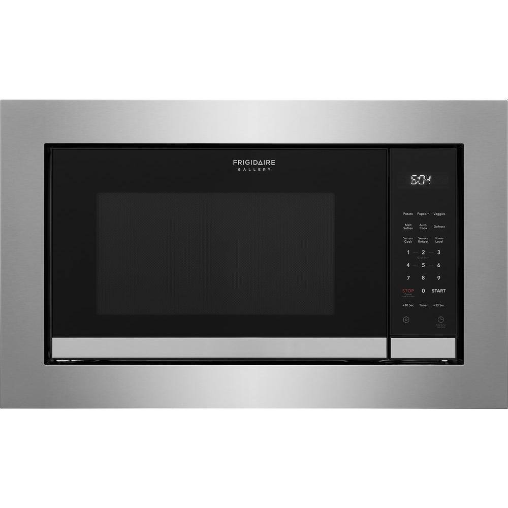 FRIGIDAIRE GALLERY 30 in. Trim Kit for Built-In Microwave Oven in Stainless Steel GMTK3068AF