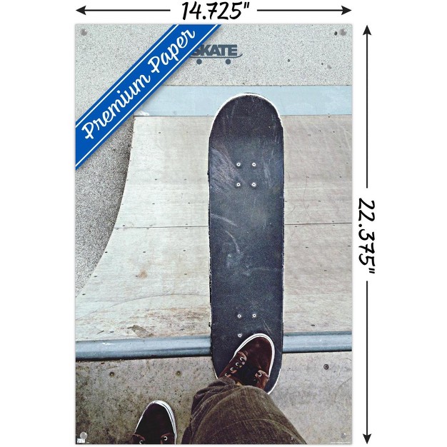 Trends International Skateboarding Drop In Unframed Wall Poster Prints