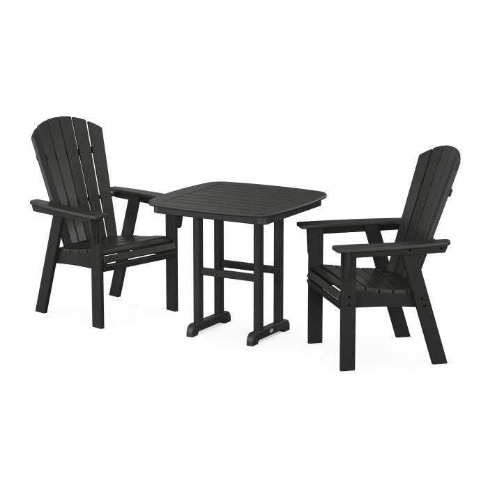 Polywood Nautical Adirondack 3-Piece Dining Set PWS1217-1