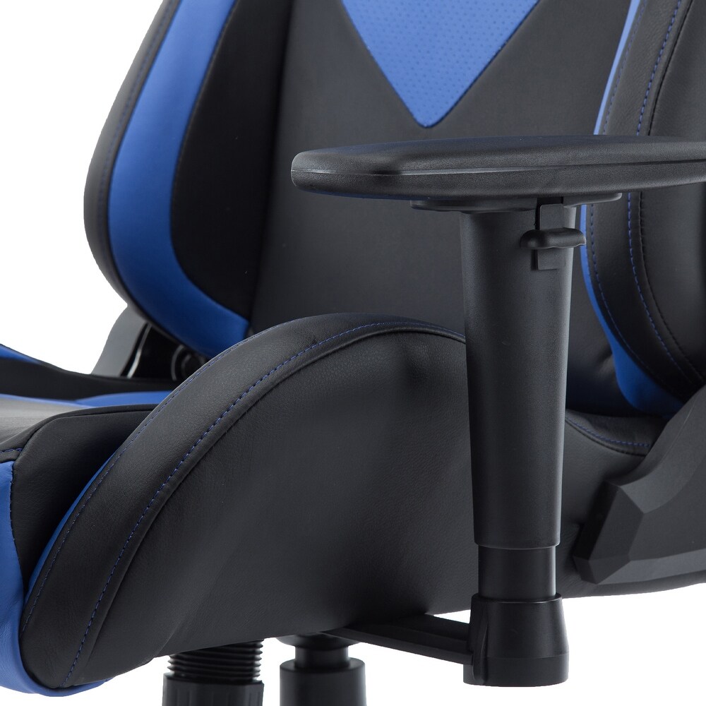 PC Gaming Chair Large Size High Back  Ergonomic PU Leather Office Chair  Executive Chair Lumbar Support with Adjustable Armrests