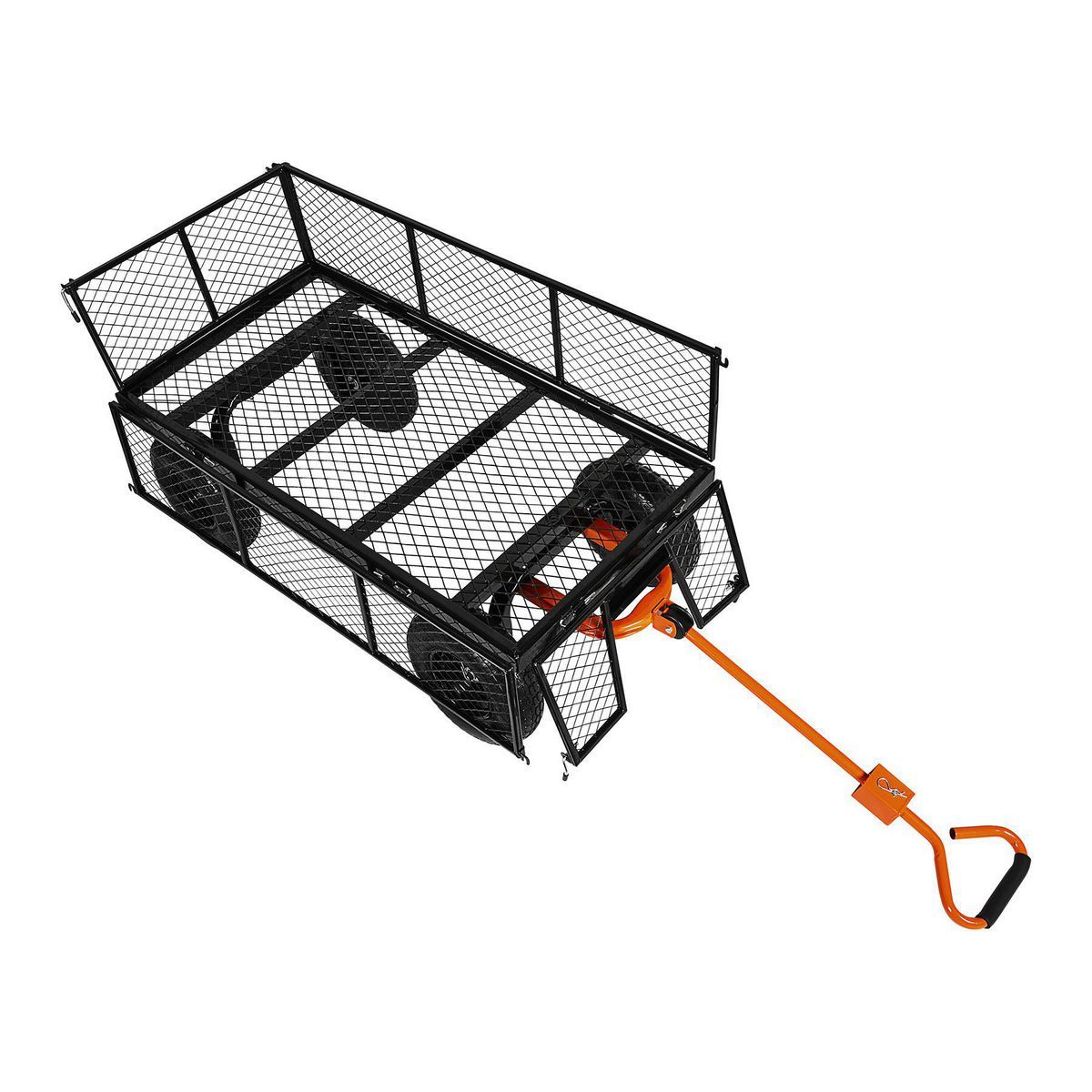 1200 lb. Capacity Steel Utility Cart with Removable Sides