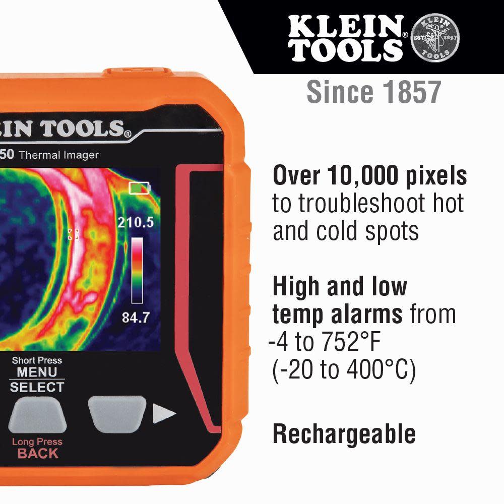 Klein Tools Rechargeable Thermal Imager TI250 ;