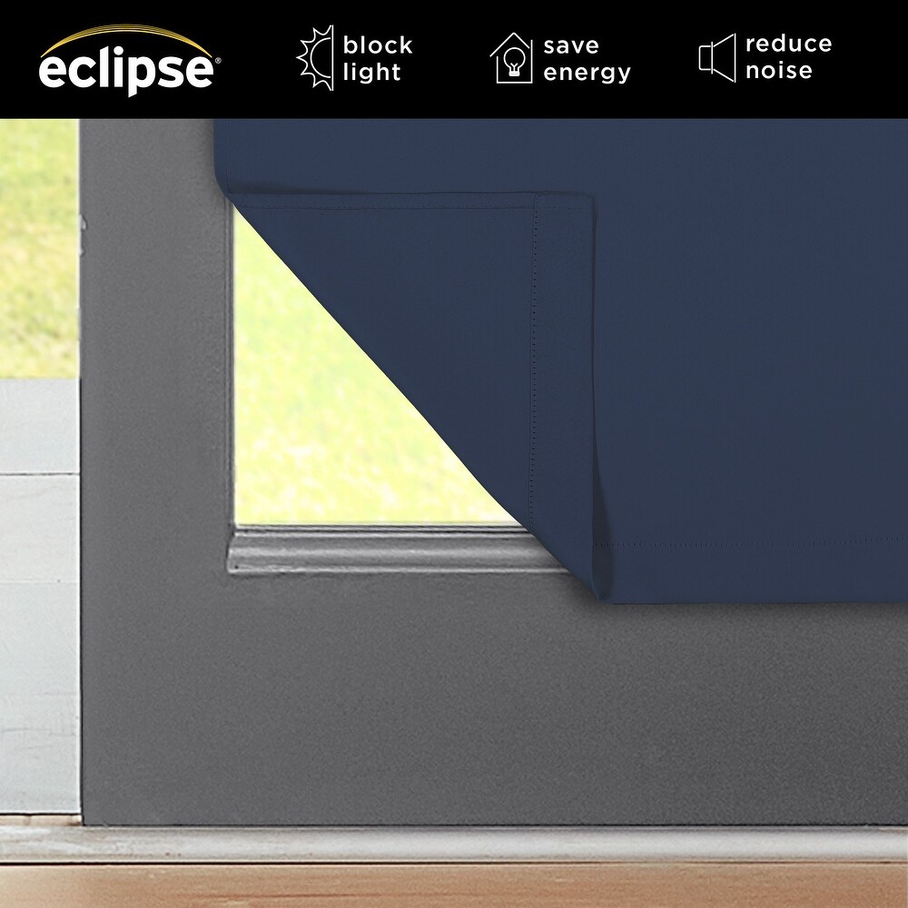 Eclipse Braylon Solid Blackout French Door Panel