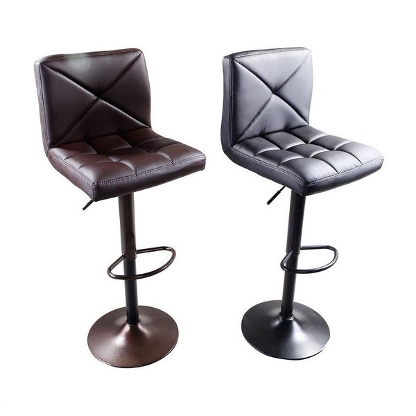 Bar Stool Adjustable Armless Barstools Bistro Pub Chair