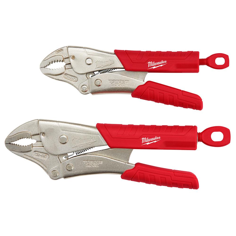 Milwaukee Curved Jaw Pliers Tool Set 2pc 48-22-3402 from Milwaukee