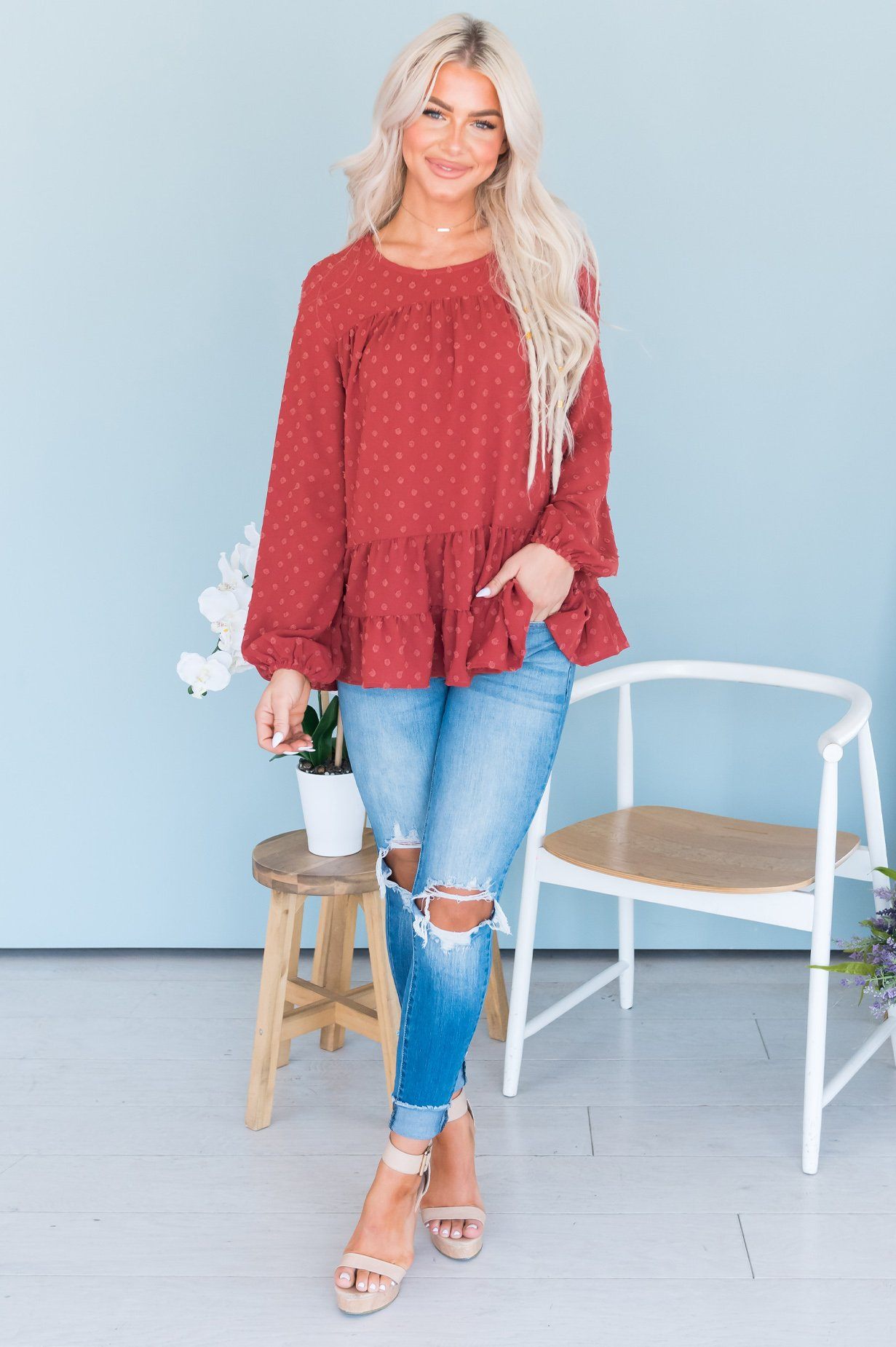 Sweet Glamour Modest Blouse