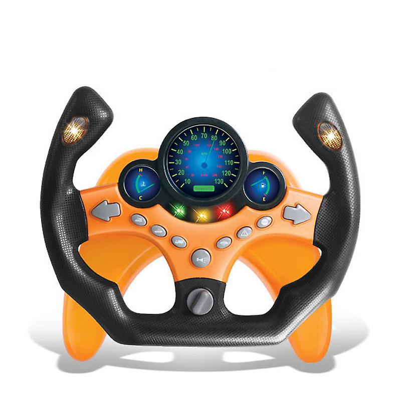 Miman Electric Simulation Steering Wheel Toy With Light And Sound Educational
