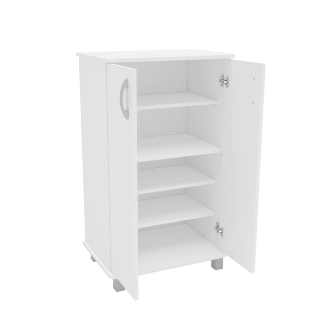 Michigan 2 Door Storage Cabinet White Polifurniture