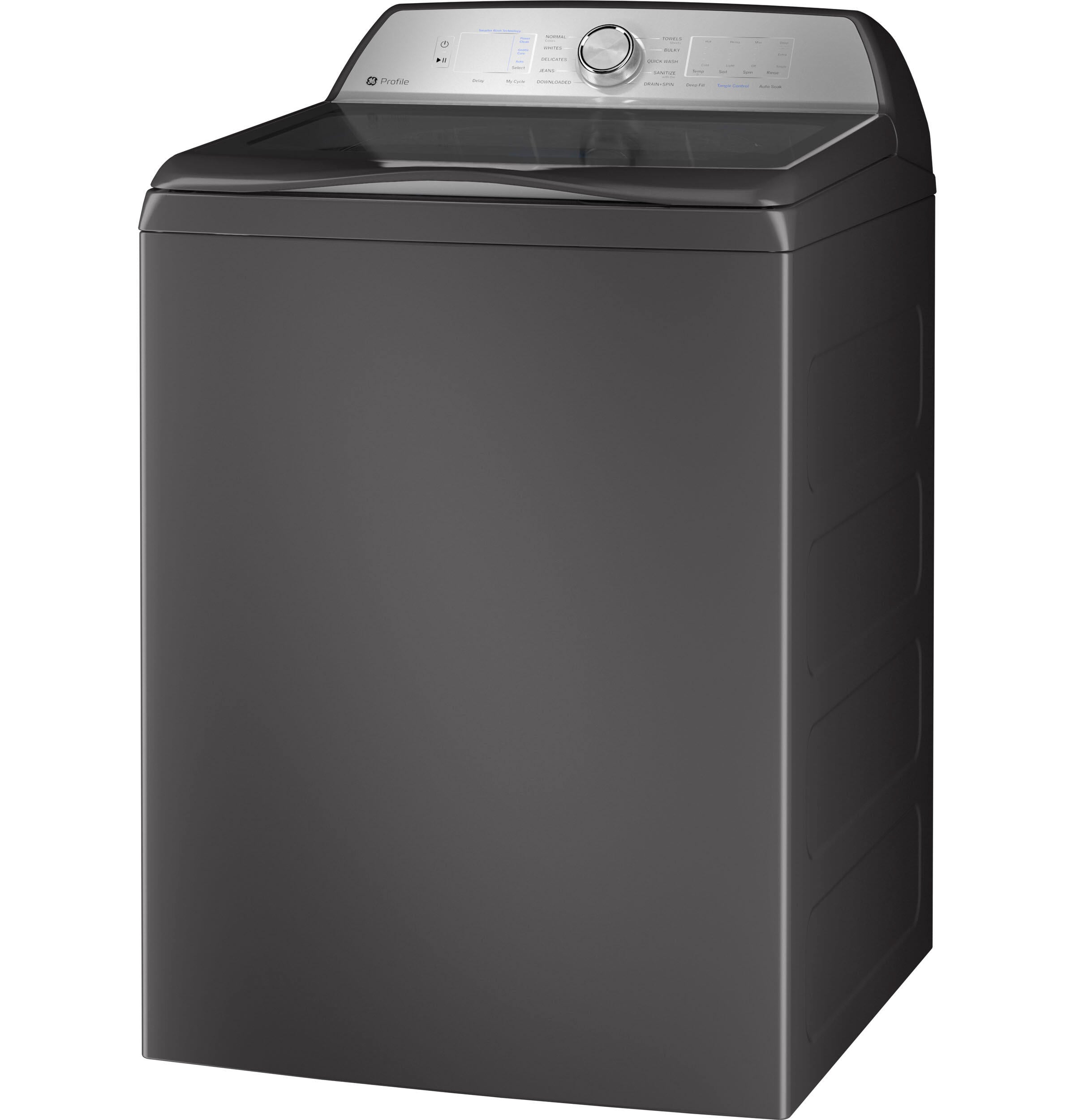 Ge Appliances PTW605BPRDG Ge Profile™ 4.9 Cu. Ft. Capacity Washer With Smarter Wash Technology And Flexdispense™