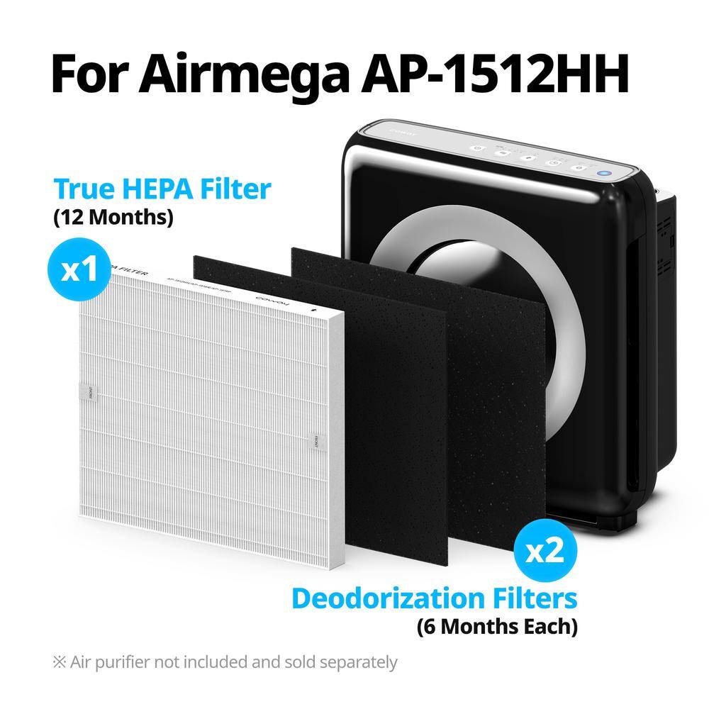 Coway Airmega 200M  AP-1512HH Mighty Replacement Filter Set AP-1512HH-FP