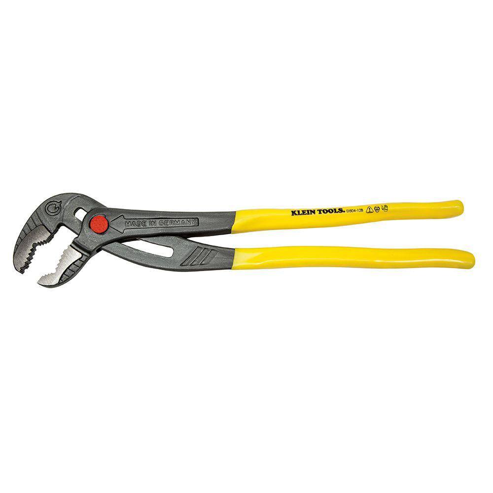 Klein Tools 10 in. Quick Adjust Klaw Pump Pliers D504-10B