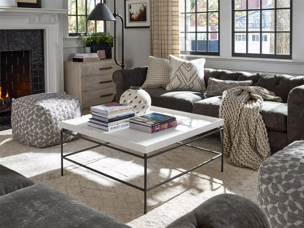 Modern Farmhouse Galen Cocktail Table   Transitional   Coffee Tables   by Universal Furniture Company  Houzz