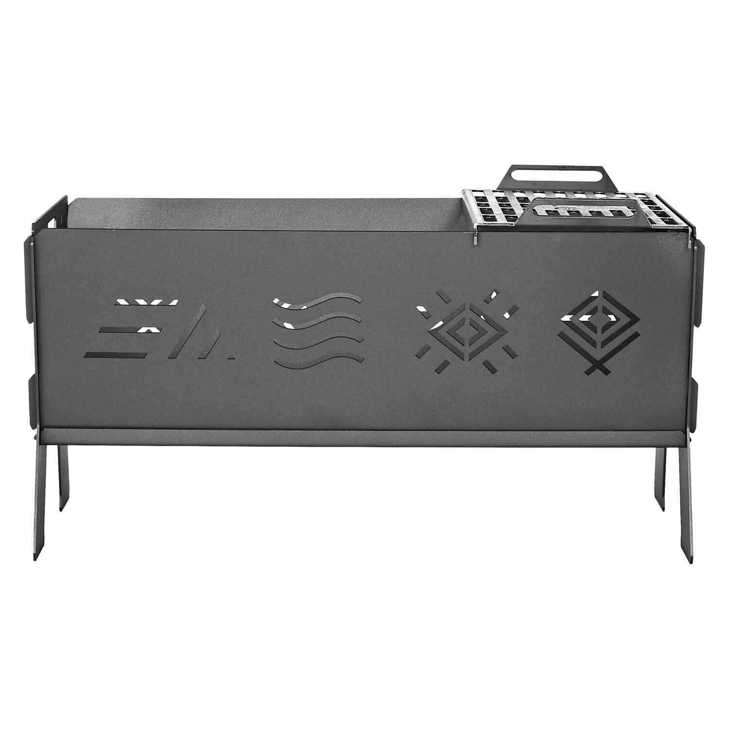 Nuke Huapi 70 Collapsible Fire Pit Grill