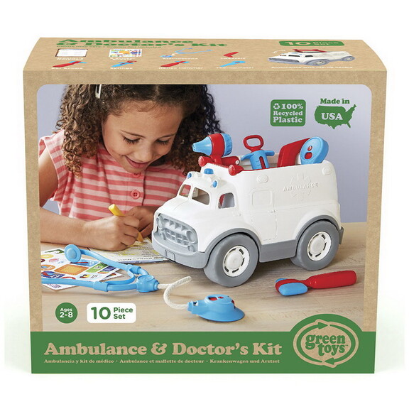 Green Toys Ambulance and Doctor's Kit