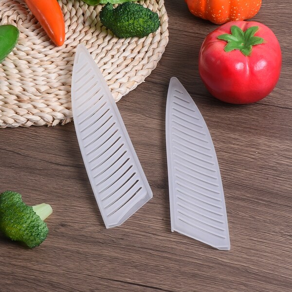 2Pcs PP Kitchen Knife Sheath Cover Sleeves for 8