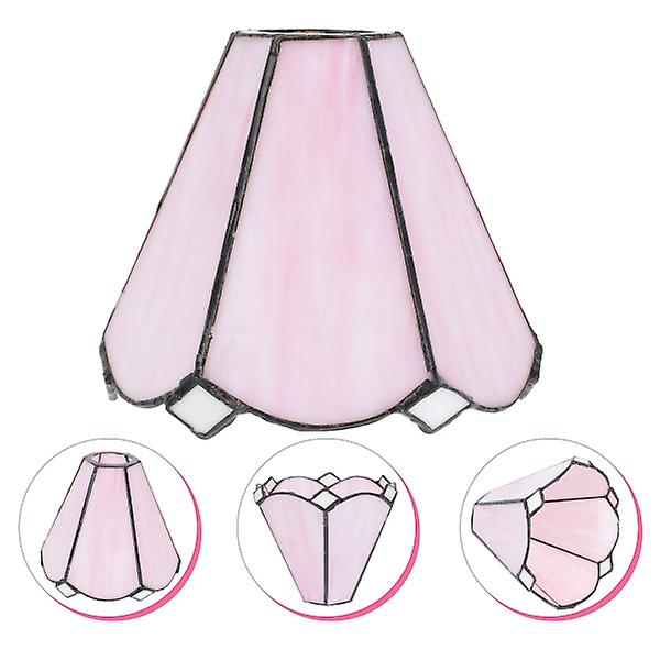 1pc Exquisite Glass Lampshade Home Lamp Cover Adorn Housewarming Lampshade Gift