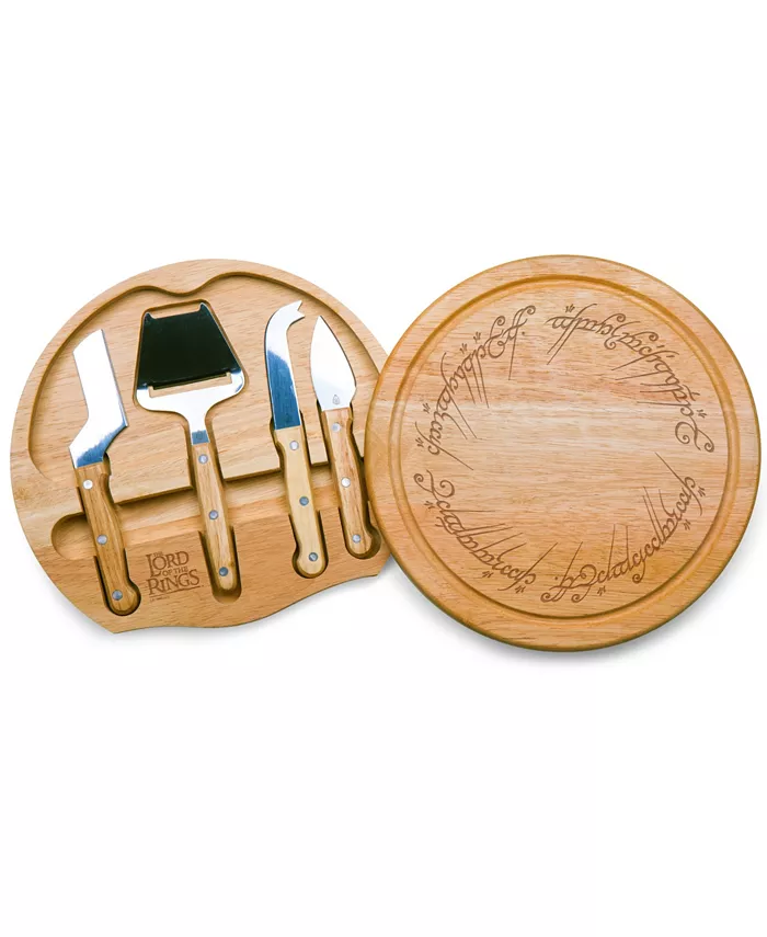 Toscana Lord of The Rings The One Ring Circo 5 Piece Cheese Cutting Board Tools Set