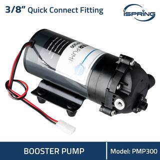 ISPRING PMP300 Booster Pump for RCB3P Reverse Osmosis Water Filtration System Replacement Pump with Pre-wired Quick-Connection PMP300