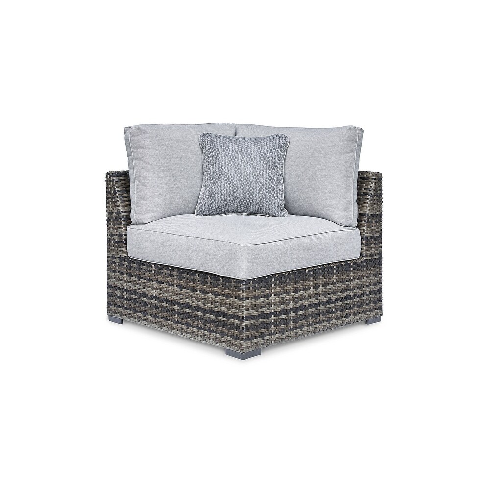 Signature Design by Ashley Harbor Court Gray 9 Piece Outdoor Sectional   183\