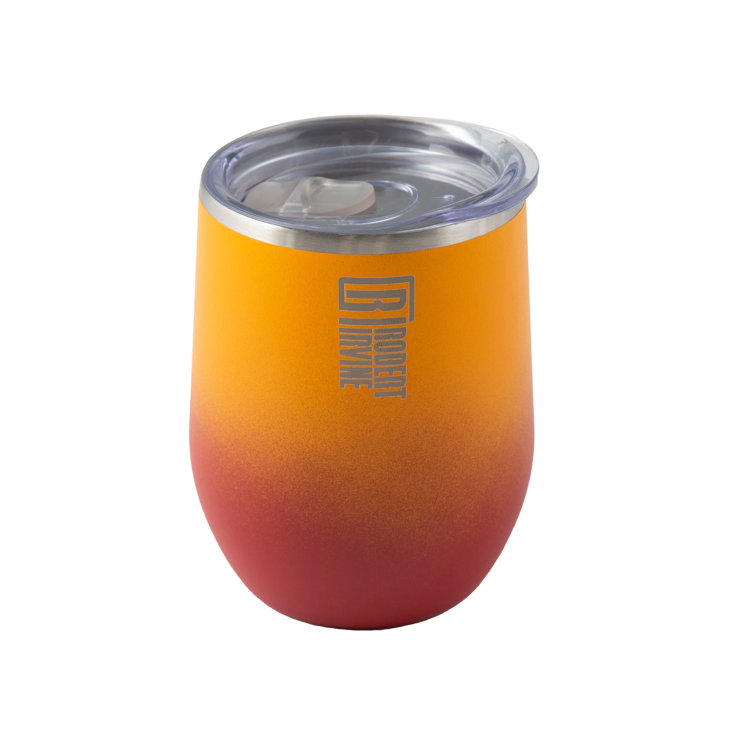 Robert Irvine 12 Oz Orange Wine Tumblers, Set Of 2