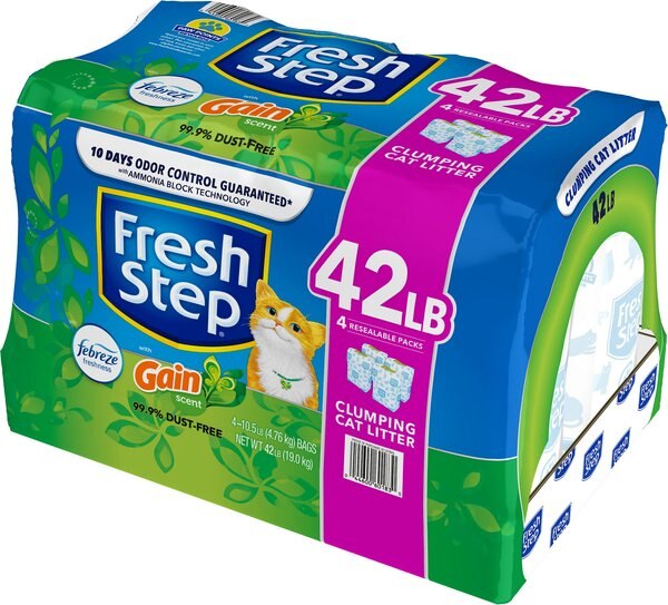 Fresh Step Febreze Freshness Gain Scented Clumping Clay Cat Litter