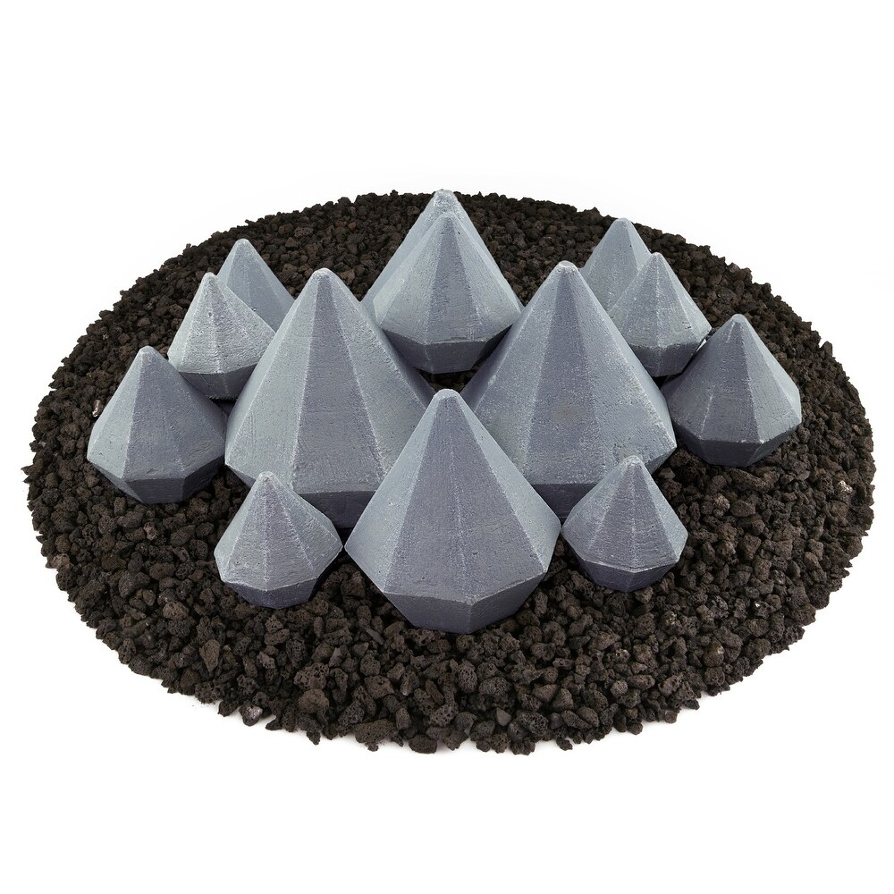 Ceramic Fire Diamonds  Fire Pit Accessory  Modern Decor for Indoor   Outdoor Fire Pits or Fireplaces