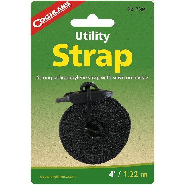 Coghlan x27 s Utility Strap Polypropylene Tie Downs Camping Boating Camp