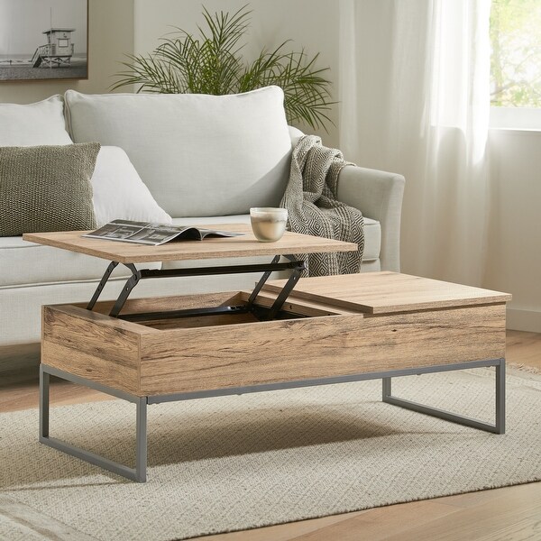 Christopher Knight Home Dual Lift-top Wood Storage Coffee Table