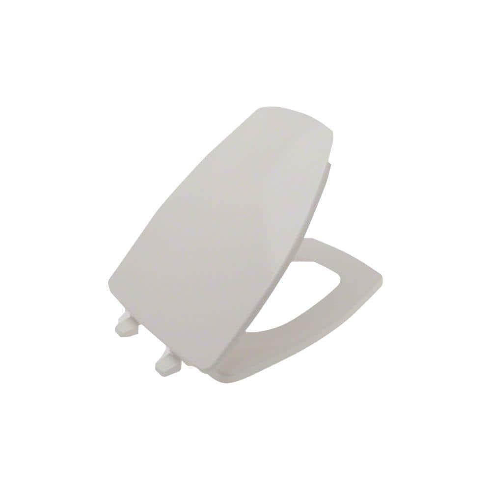 KOHLER Rochelle Elongated Closed Front Toilet Seat in White