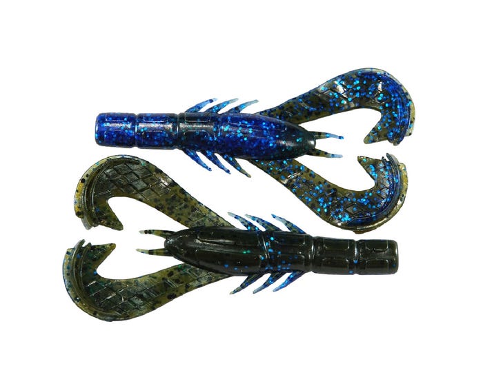 Googan Krackin Craw 3 Okeechobee Craw， 10 Pack - GOGKC3OKE