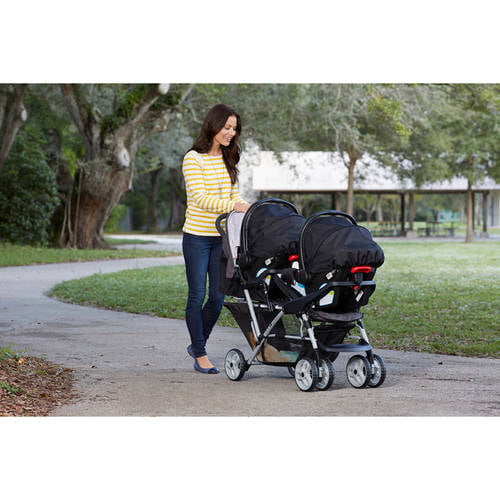 Graco DuoGlider Click Connect Lightweight Double Stroller, Glacier | 1980461