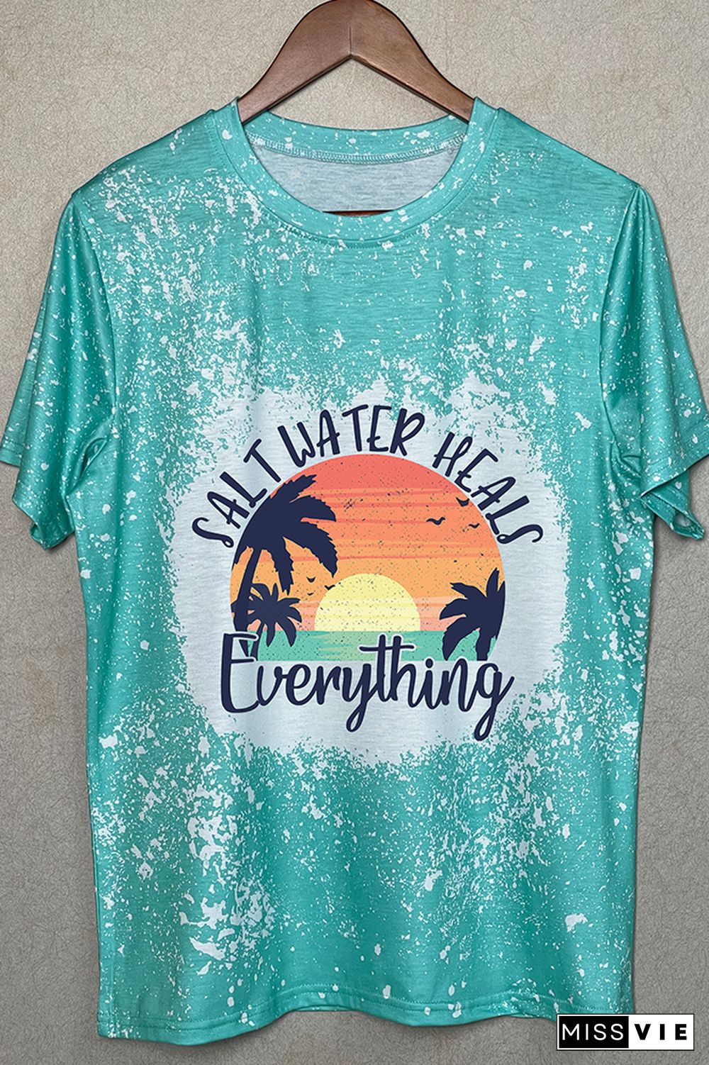 Salt Water Heals Everything Graphic Tee Wholesale