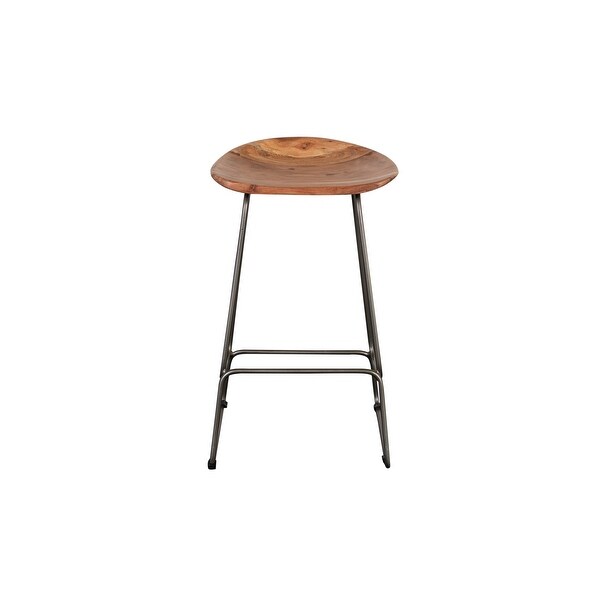 Porter Designs Neri Mid-Century Modern Solid Acacia Wood 24