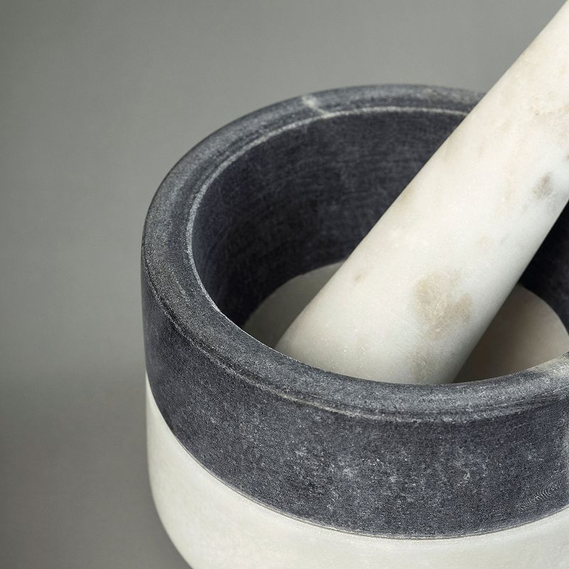 Kismet Marble Mortar Pestle Set