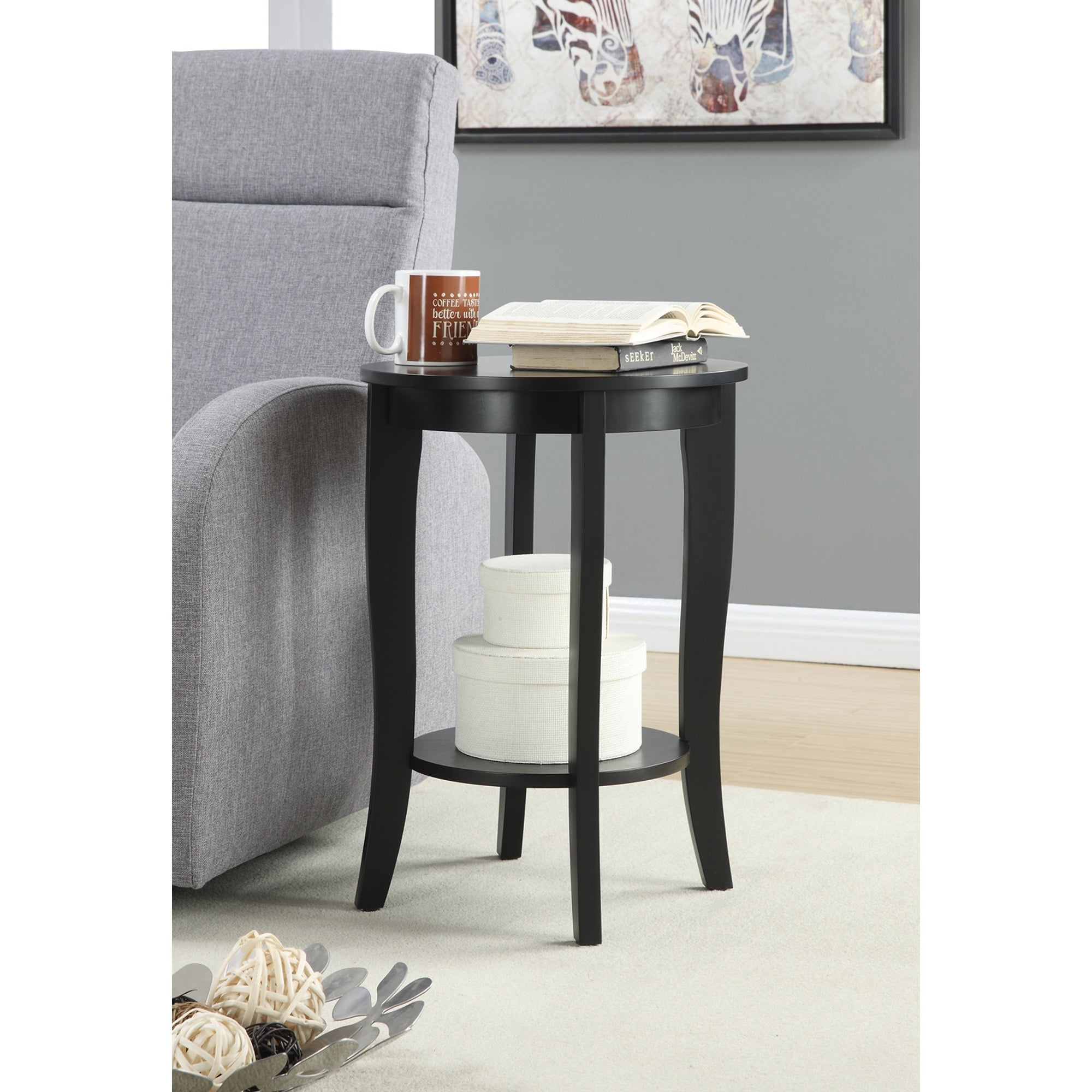 Copper Grove Aubrieta Round Side Table